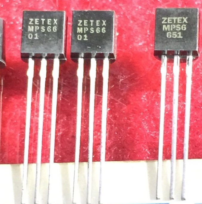 MPS6601 MPS6651 ZETEX TO-92 pair