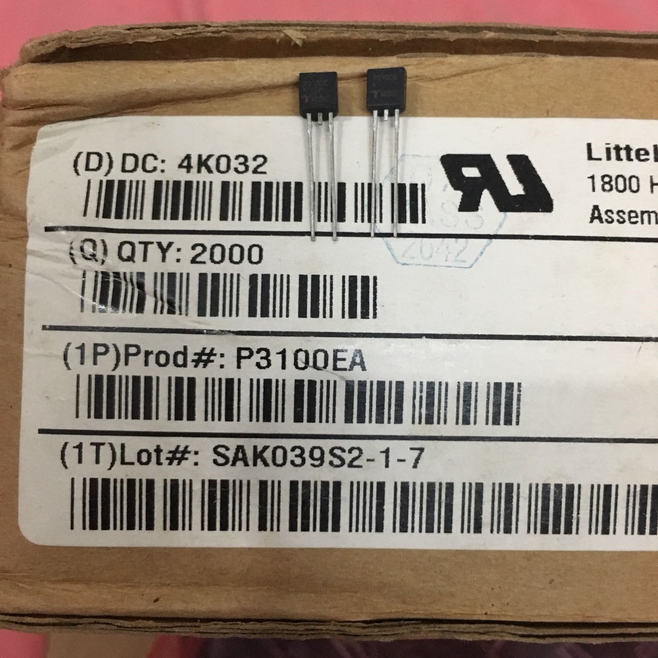 P3100EA P3100EC Original TO-92 5pcs/lot