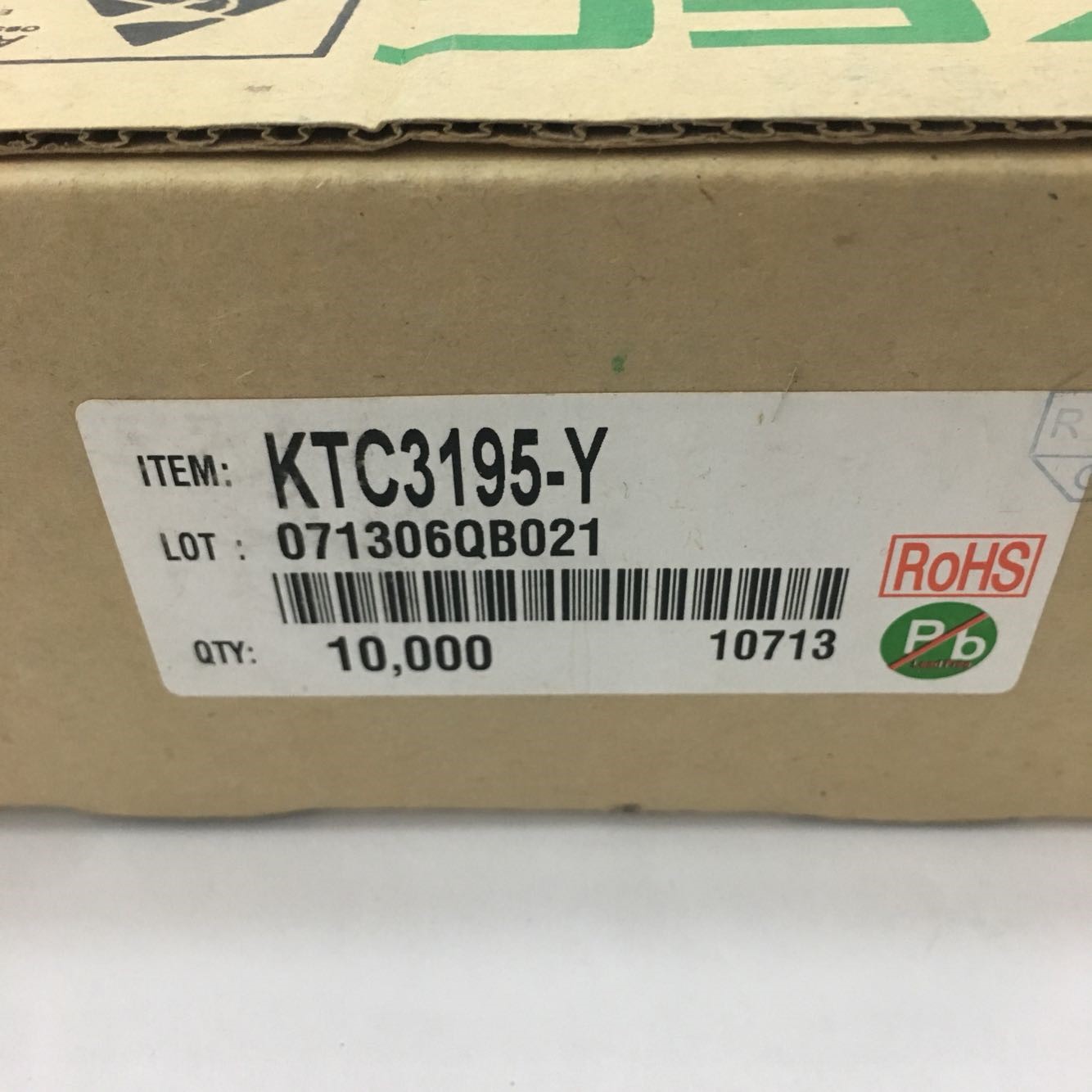 KTC3195-Y C3195Y KTC3195-O C3195O Original KEC TO-92S 5pcs/lot