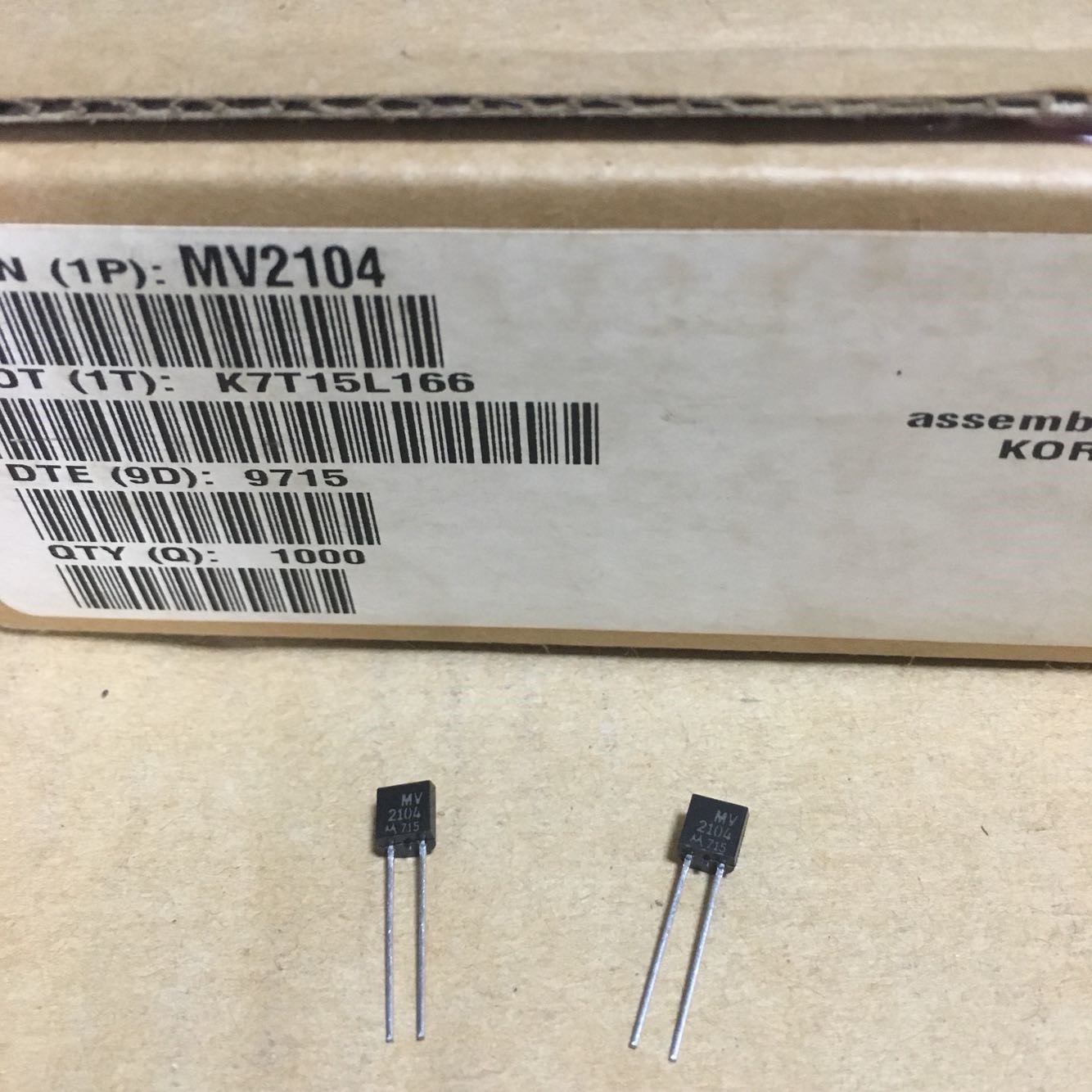 MV2104 Original Motorola TO-92 5pcs/lot