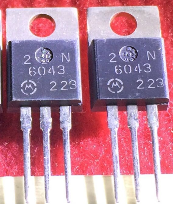 2N6043G 2N6043 New Original ON TO-220 5PCS/LOT