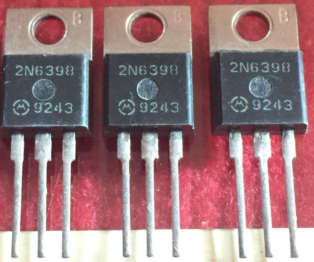 2N6398 New Original Motorola TO-220 SCR Thyristor 5PCS/LOT