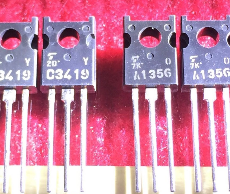 2SA1356 2SC3419 A1356 C3419 New Original Toshiba 5pair/lot