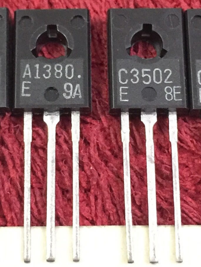 2SA1380 2SC3502 A1380 C3502 New Original SANYO 5pair/lot