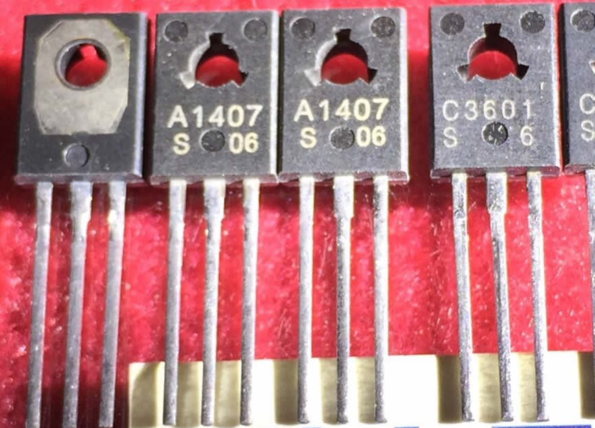 2SA1407   2SC3601  A1407   C3601  MATCHED PAIR