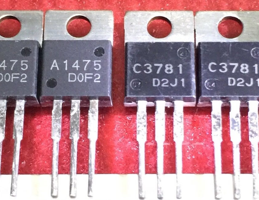 2SA1475 2SC3781 A1475 C3781 New Original SANYO 5pair/lot