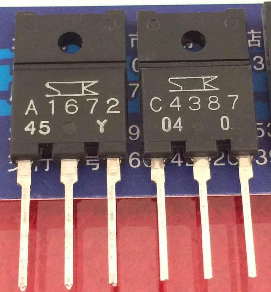 2SA1672 2SC4387 A1672 C4387 New Original Sanken 5pair/lot