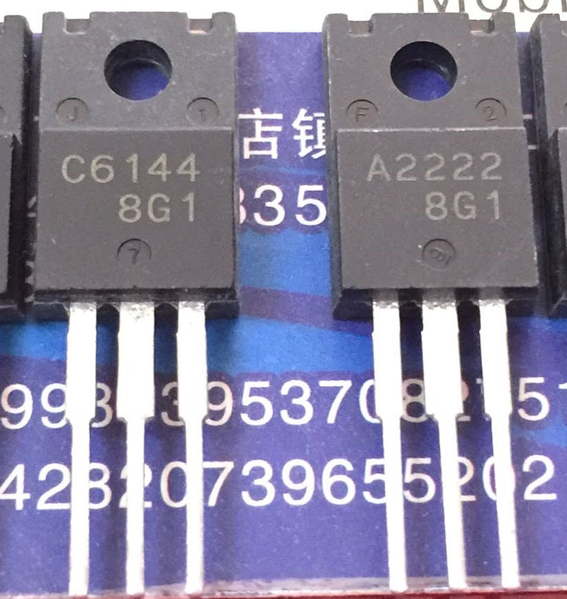 2SA2222 2SC6144 A2222 C6144 New Original 5pair/lot