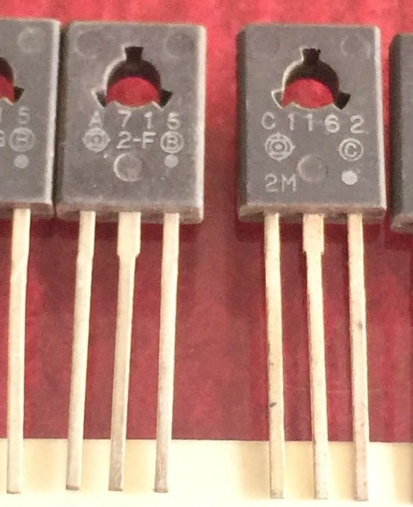 2SA715 2SC1162 A715 C1162 New Original OLD Hitachi 5pair/lot