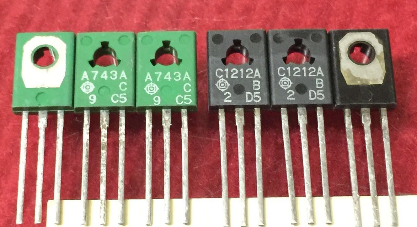 2SA743A 2SC1212A A743A C1212A A743 New Original 5pair/lot