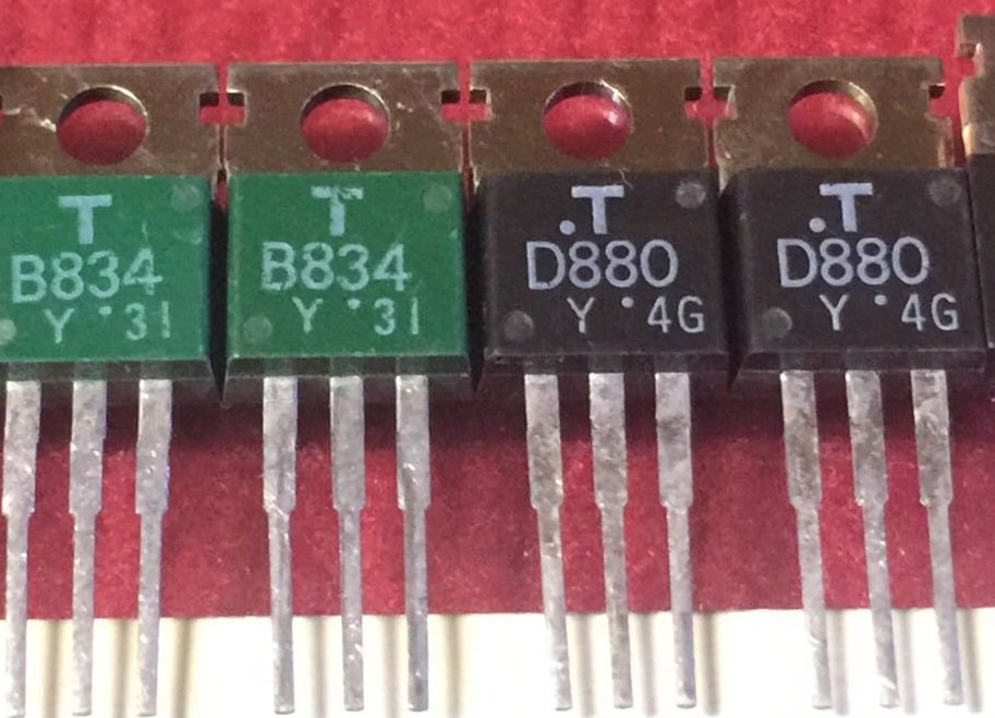 2SB834 2SD880 B834 D880 New Original 5pair/lot