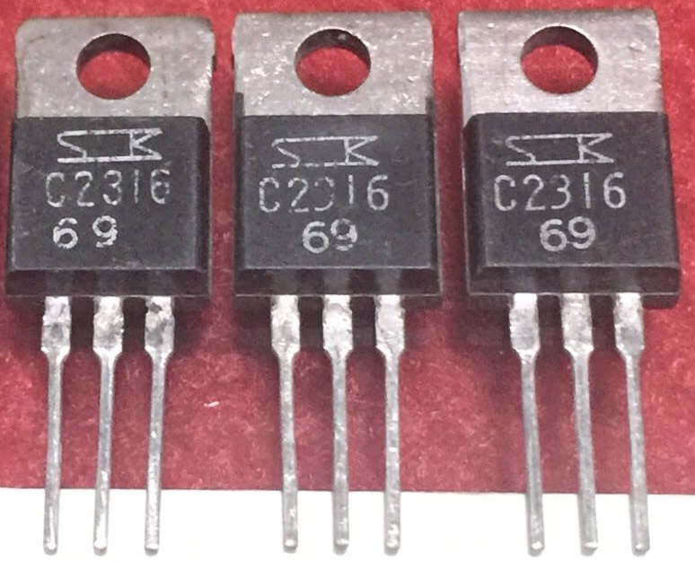 2SC2316 C2316 New Original SankenTO-220 5PCS/LOT