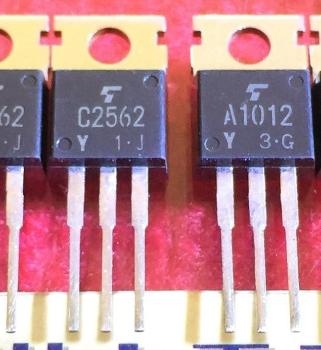 2SC2562 2SA1012 C2562 A1012 New Original Toshiba 5pair/lot