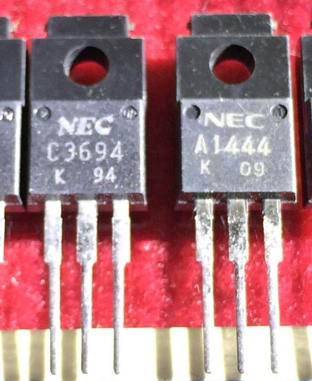 2SC3694/2SA1444/C3694/A1444 NEC pair
