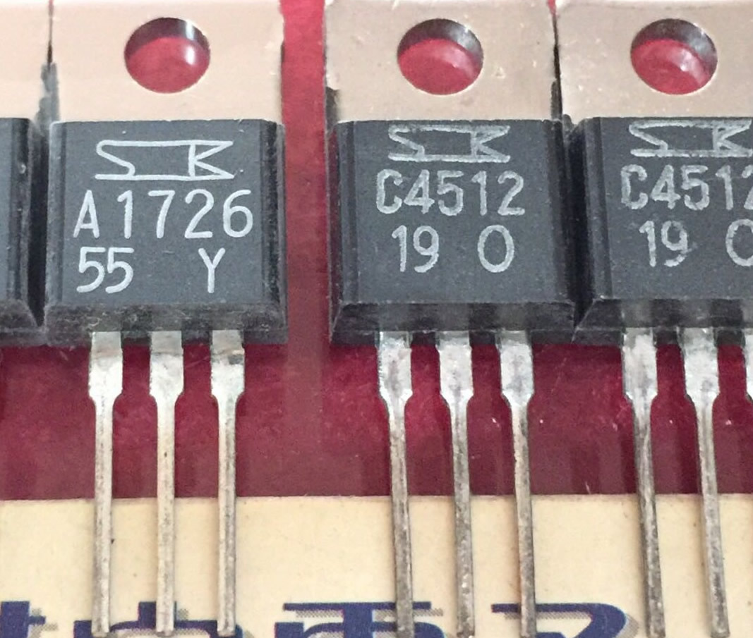 2SC4512 2SA1726 C4512 A1726 New Original Sanken pair