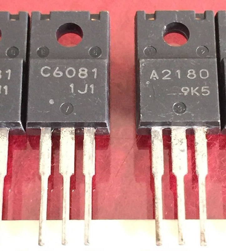 2SC6081 2SA2180 C6081 A2180 New Original SANYO 5pair/lot