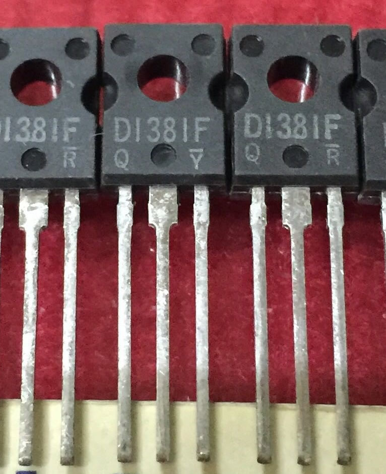 2SD1381F D1381F D1381 New Original TO-126 5PCS/LOT