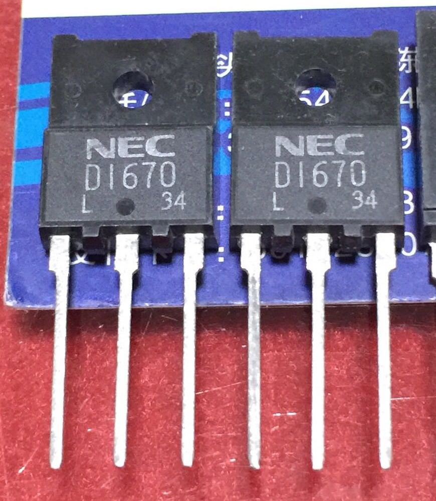 2SD1670 D1670 New Original NEC TO-3P 5PCS/LOT