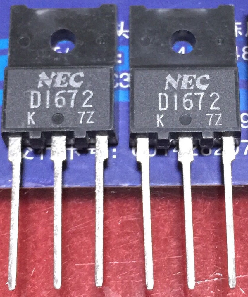 2SD1672 D1672 New Original NEC TO-3P 5PCS/LOT