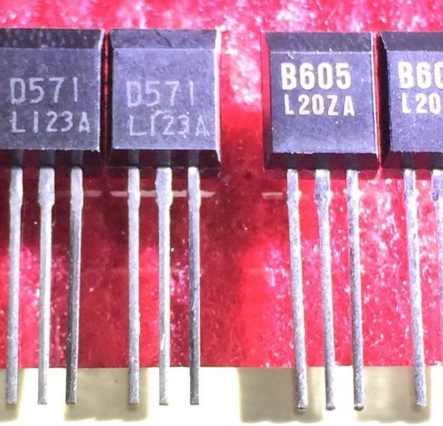 2SD571 2SB605 D571 B605 New Original NEC 5pair/lot