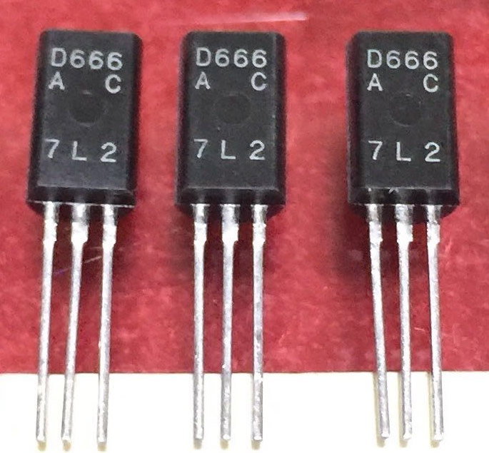 2SD666 AC Original Hitachi Silicon NPN Epitaxial Transistor for sale online