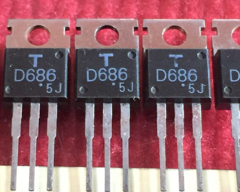 2SD686 D686 New Original TO-220 5PCS/LOT