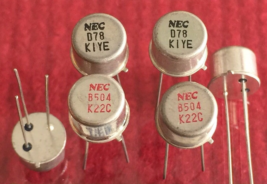 2SD78 2SB504 D78 B504 New Original NEC pair