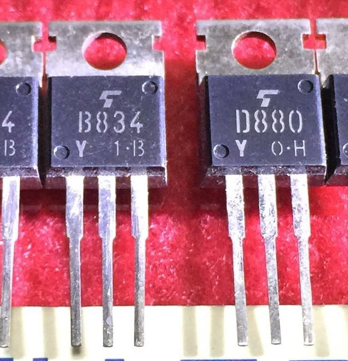 2SD880 2SB834 D880 B834 New Original 5pair/lot