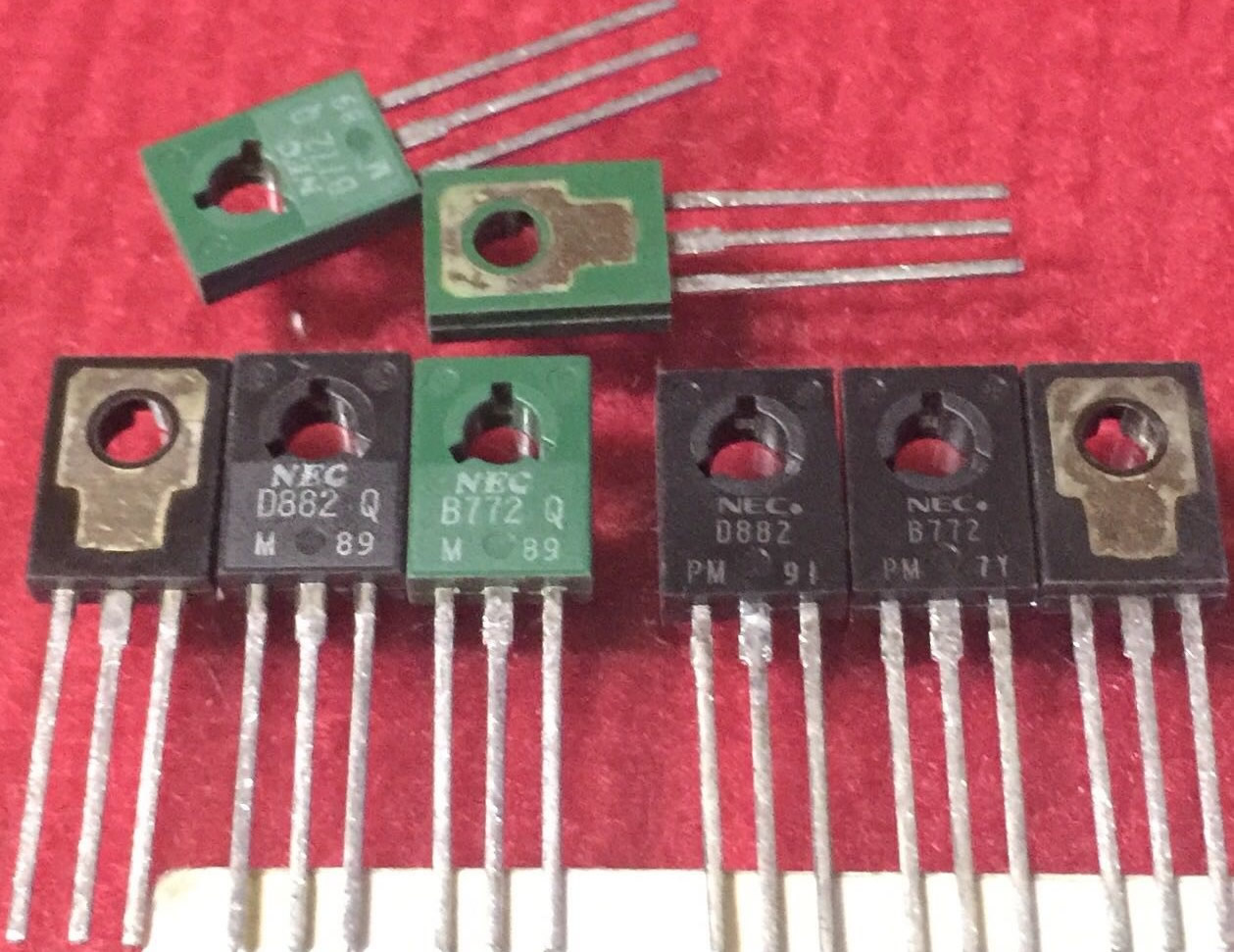 2SD882 2SB772 D882 B772 New Original NEC 5pair/lot