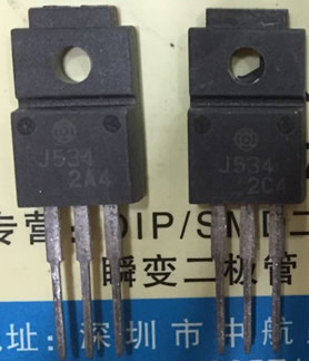 J534 2SJ534 TO-220F -60V -18A 5pcs/lot