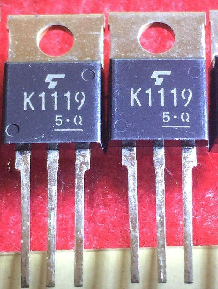 2SK1119 K1119 New Original TO-220 MOS 5PCS/LOT