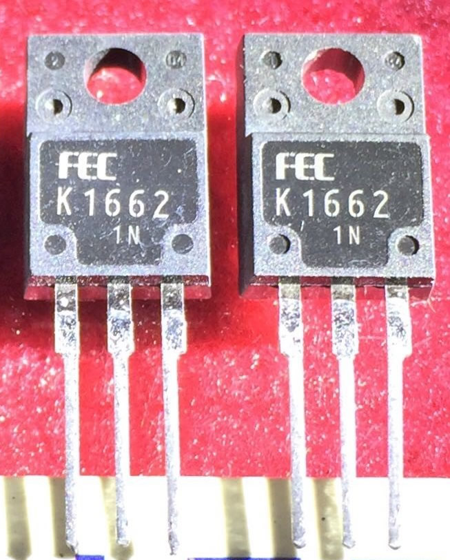 2SK1662 K1662 New Original FEC TO-220F 5PCS/LOT