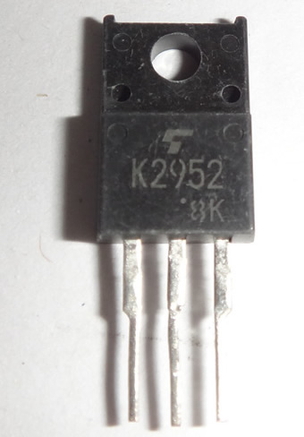 K2952 2SK2952 TO-220F 400V 8.5A 5pcs/lot