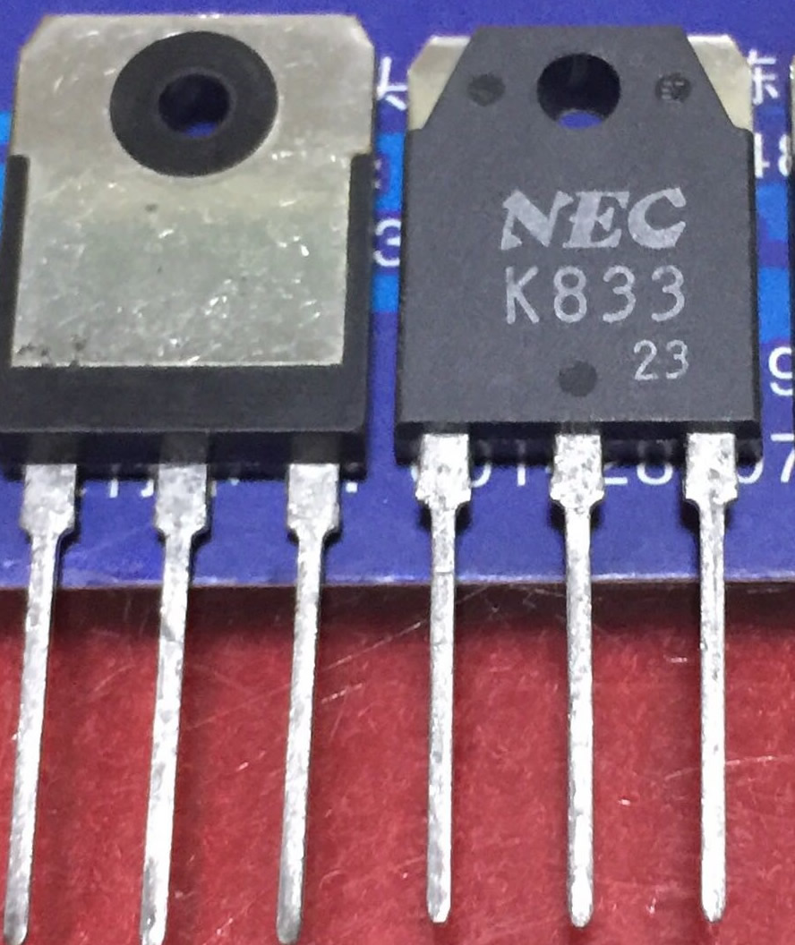 2SK833 K833 New Original NEC TO-3P 5PCS/LOT