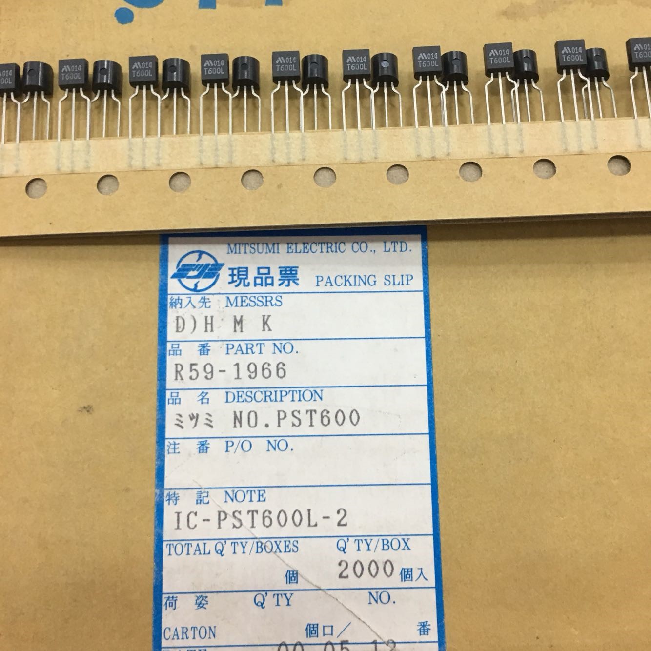 PST600L-2 T600L PST600J-2 T600J Original mitsumi TO-92 5pcs/lot