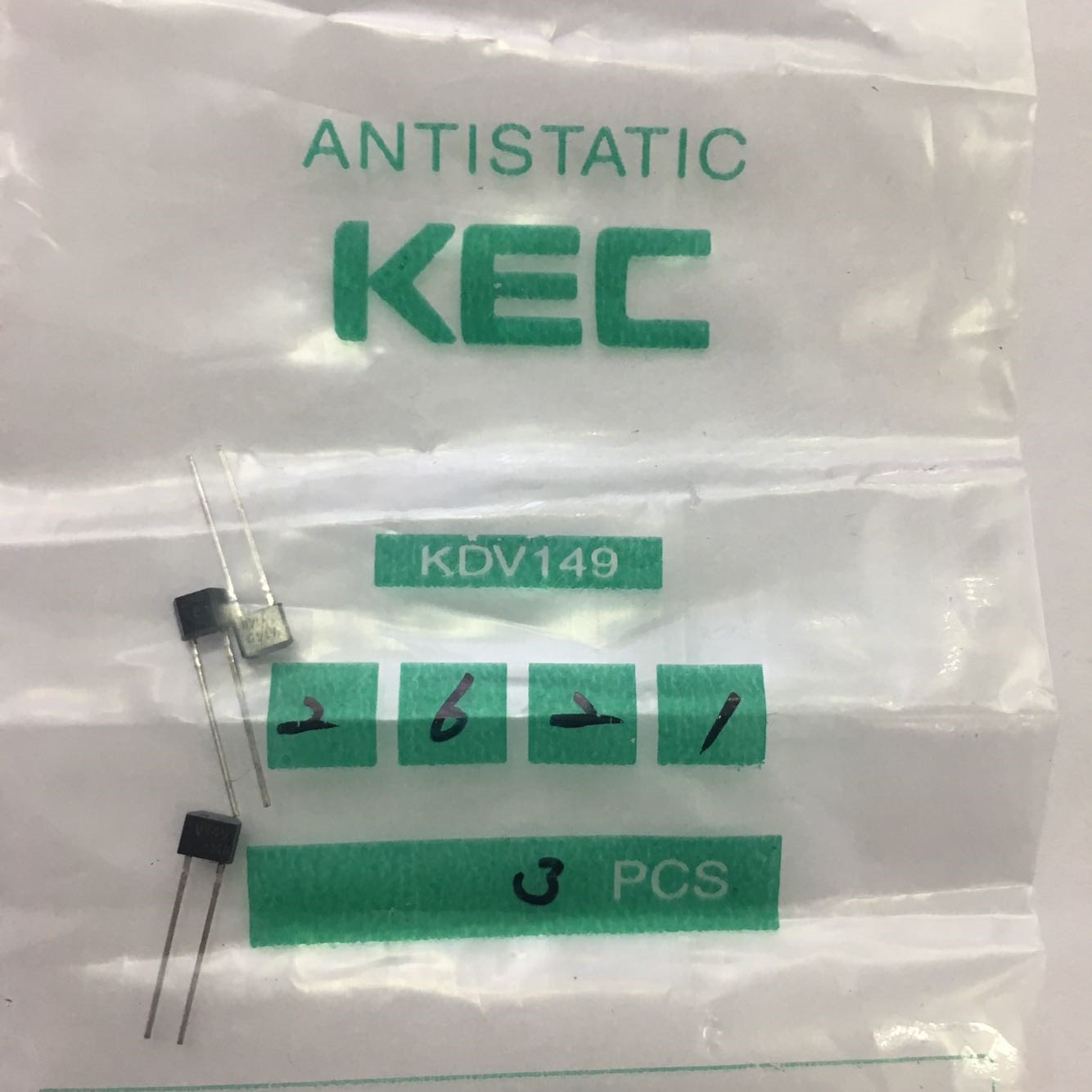 KDV149 KDV149-B Original KEC Diode TO-92S 5pcs/lot