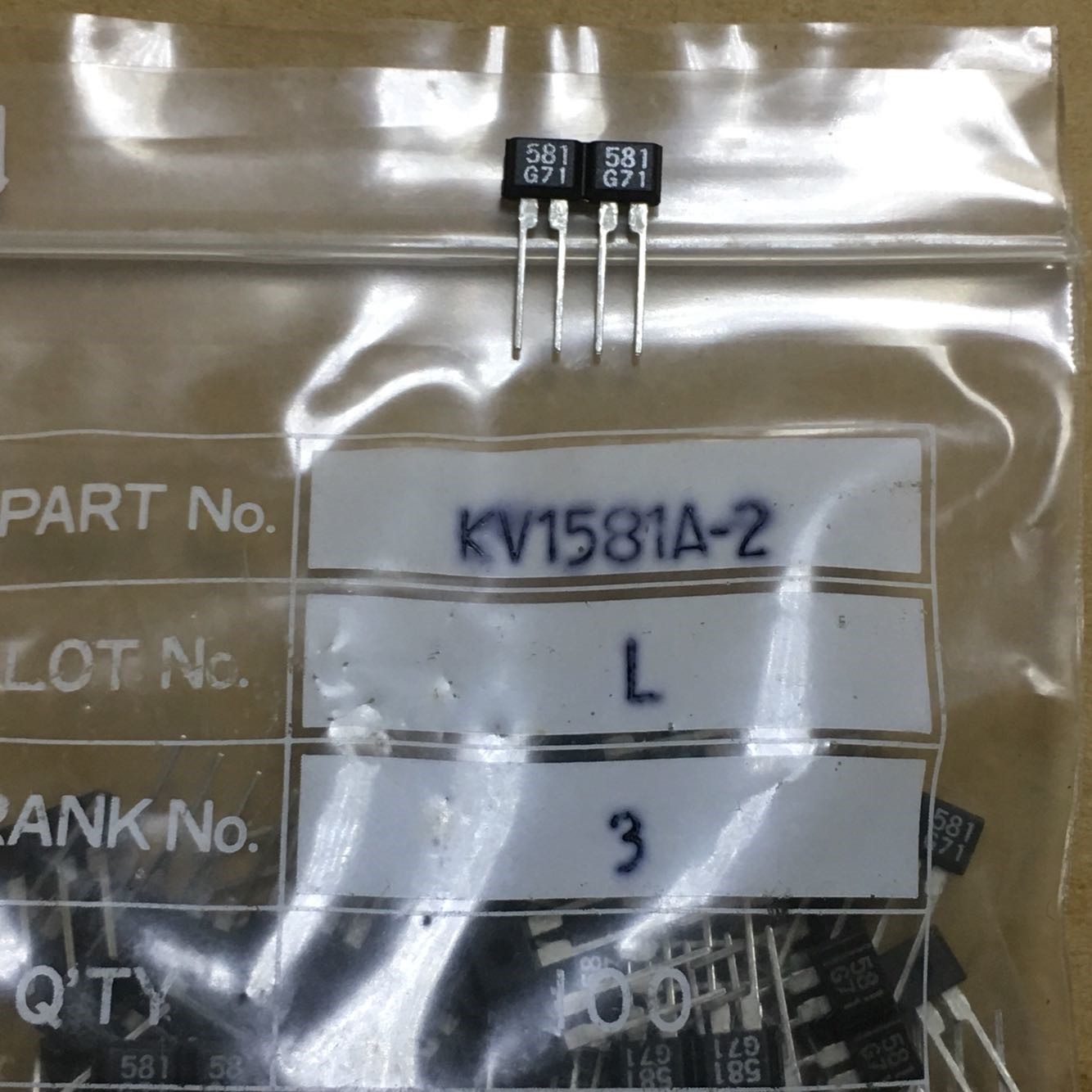 KV1581A-2 581 Original TOKO TO-92 5pcs/lot