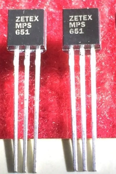 MPS651 ZETEX TO-92