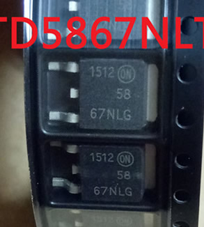 5867NLG NTD5867NLT4G TO-252 60V 20A 5pcs/lot