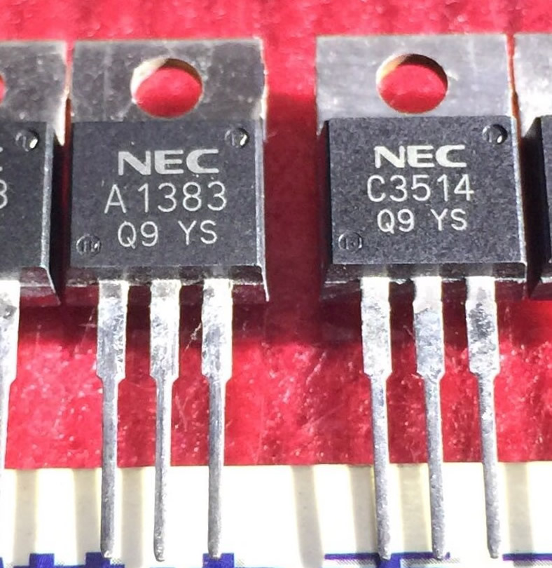 2SA1383 2SC3514 A1383 C3514 NEC pair