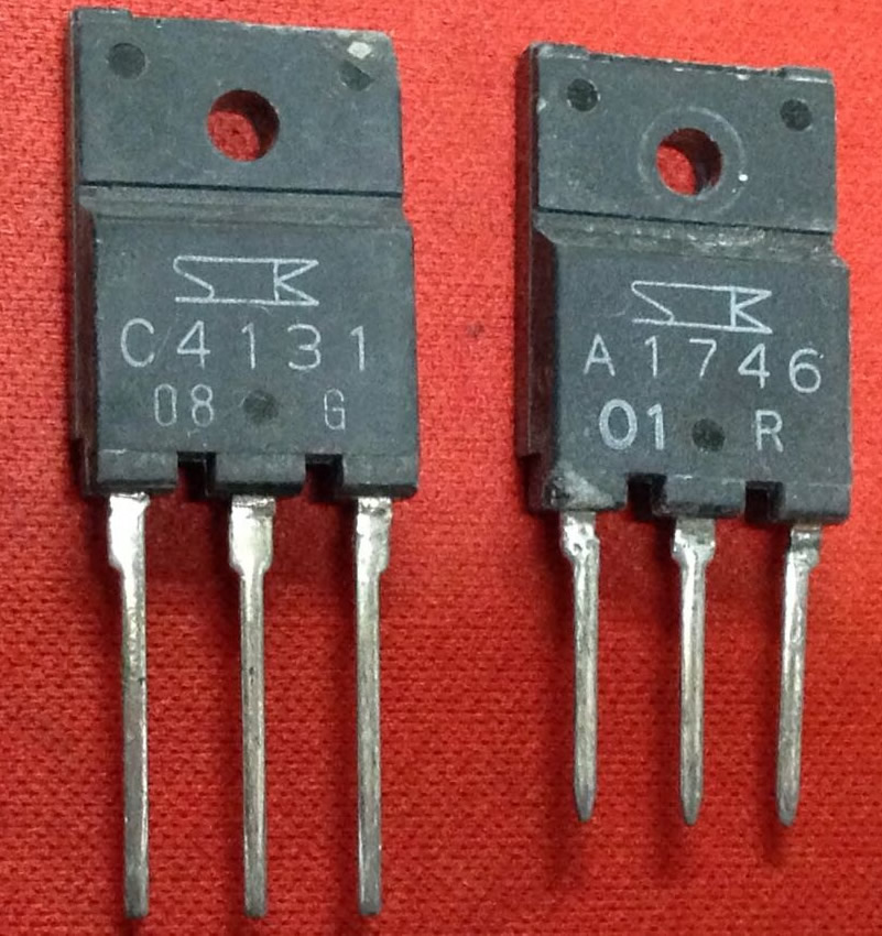 A1746 C4131 2SA1746 2SC4131 TO-3PF 5pair/lot