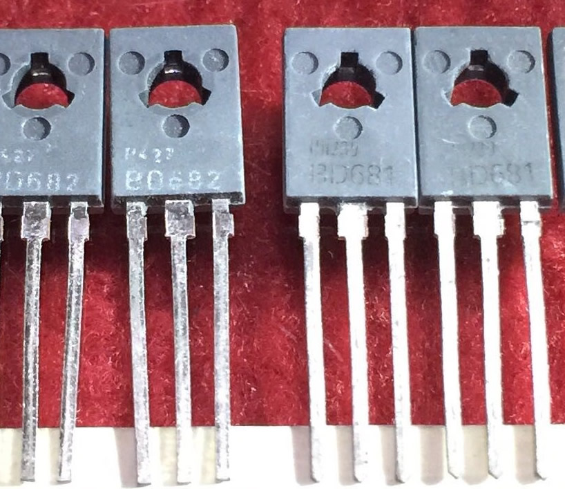 BD681 BD682 New Original Philips TO-126 5pair/lot, IC, Semiconductor,  Transistor, www.ic12.cm
