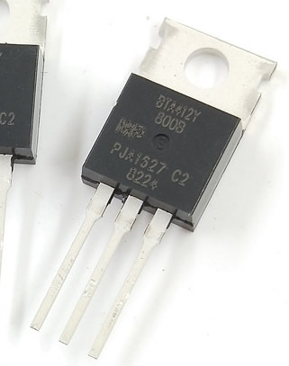 BTA412Y-800B TO-220 600V 12A 5pcs/lot