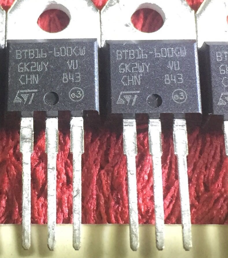 BTB16-600CW New Original TO-220 SCR Thyristor 5PCS/LOT