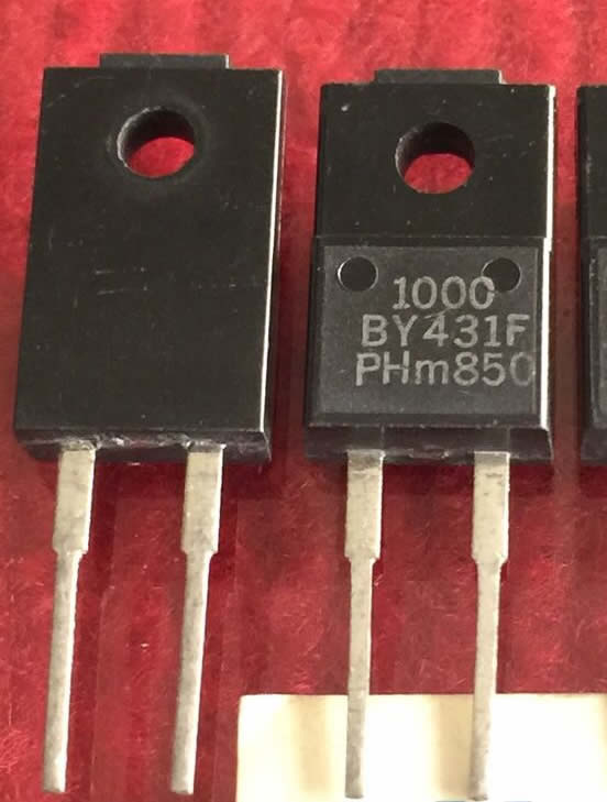BY431F-1000 philips TO-220F