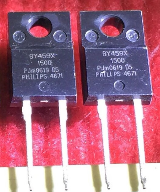 BY459X-1500 BY459F-1500 New Original Philips TO-220F 5PCS/LOT