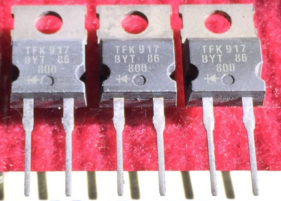 BYT86-800 BYT 86 800 TFK917 New Original TO-220 5PCS/LOT
