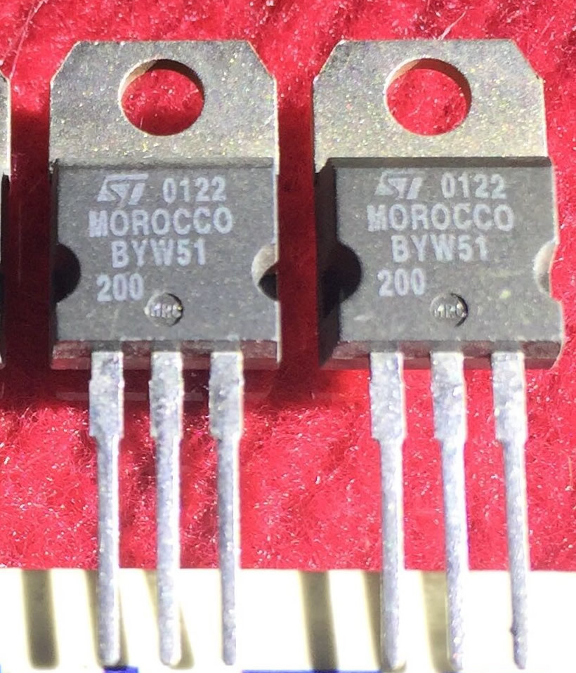 BYW51-200 BYW51200 New Original ST TO-220 5PCS/LOT