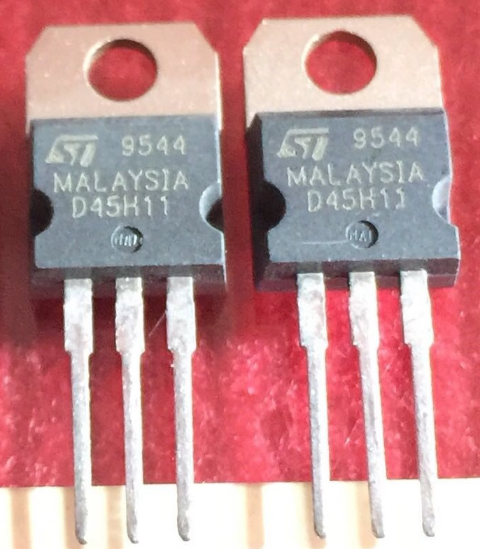 D45H11 New Original ST TO-220 5PCS/LOT, IC, Semiconductor, Transistor ...