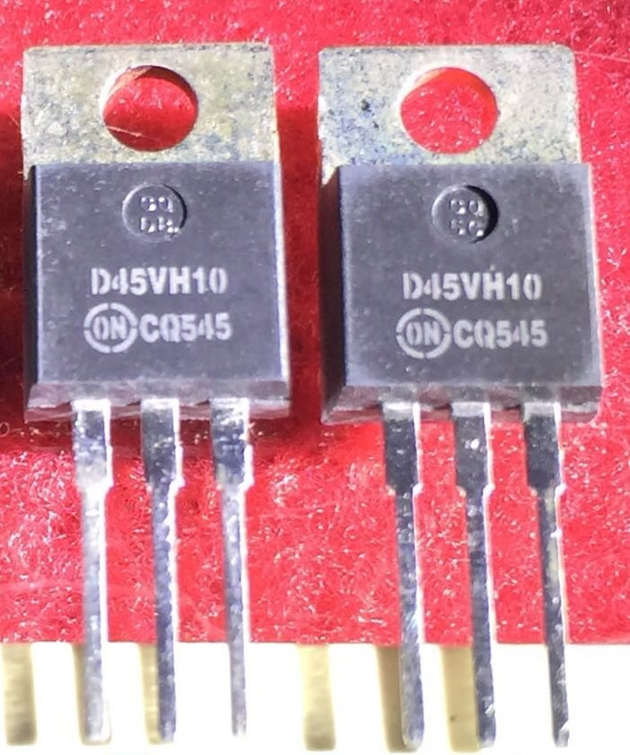 D45VH10 D45H10 New Original ON TO-220 5PCS/LOT